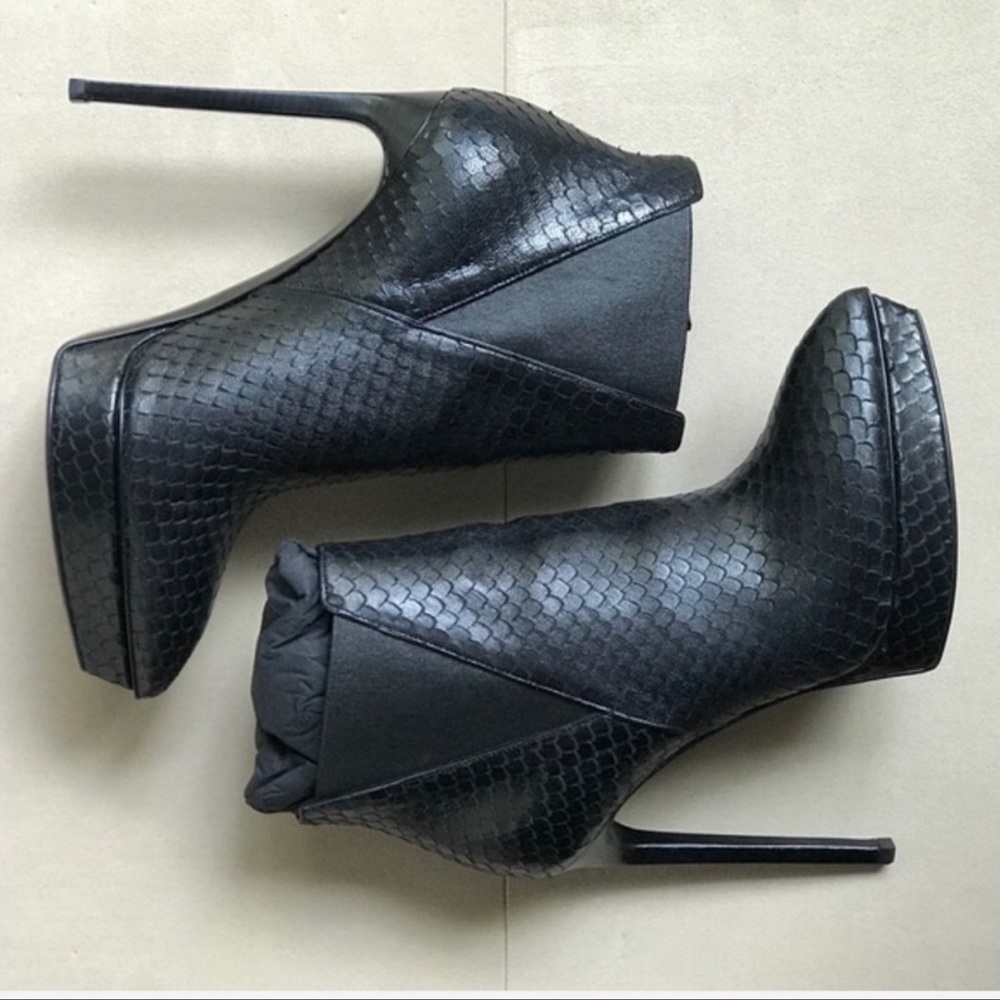 Host Pick! Saint Laurent Black Booties - Picture 3 of 12
